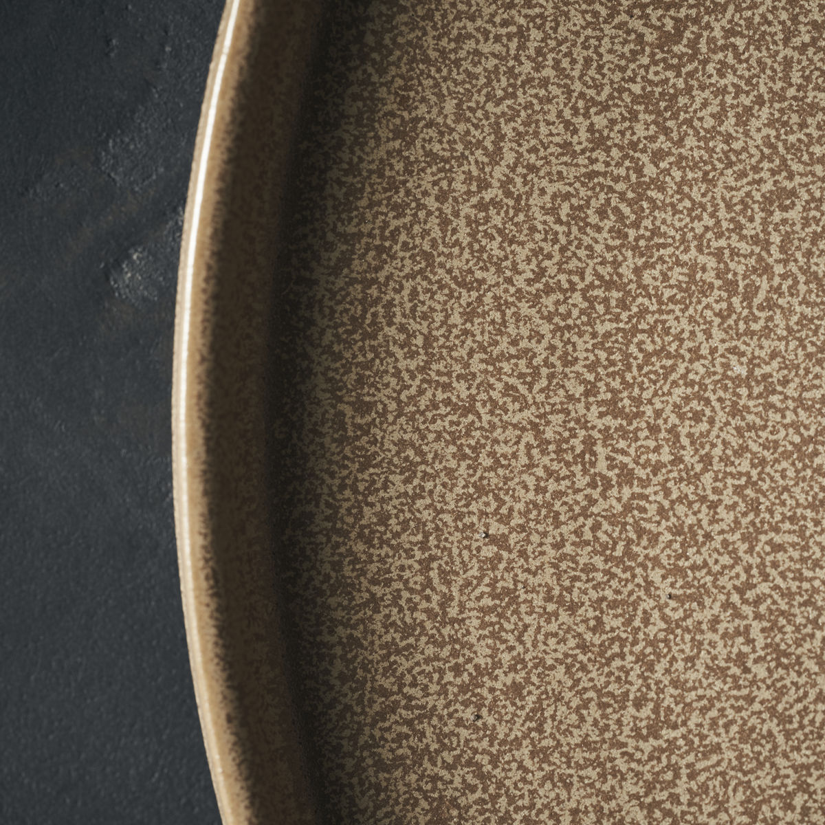 Dinner plate Cara Camel