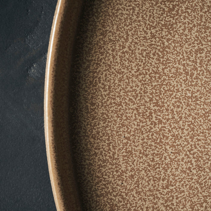 Dinner plate Cara Camel