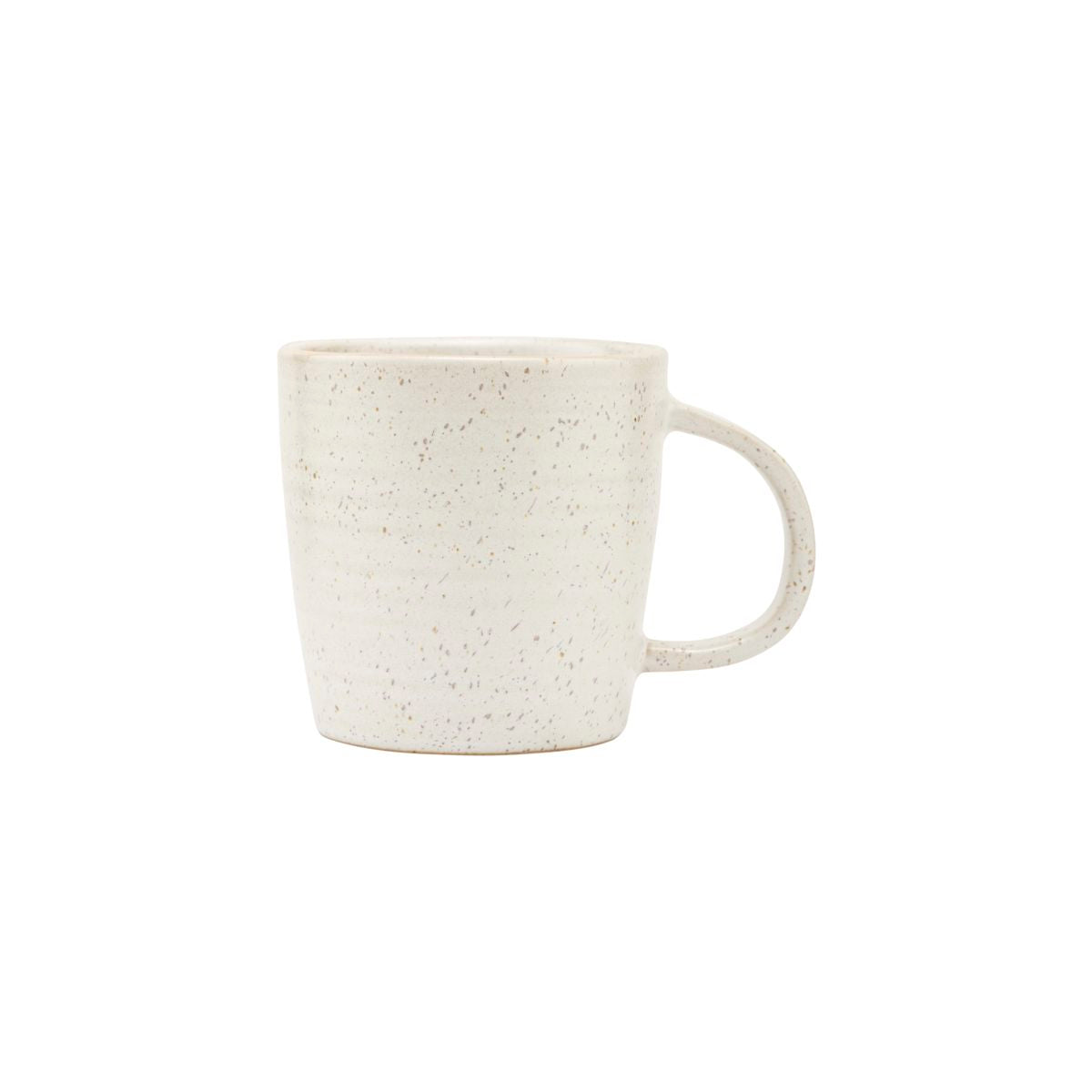 Handmade-style grey/white cup for tea or coffee