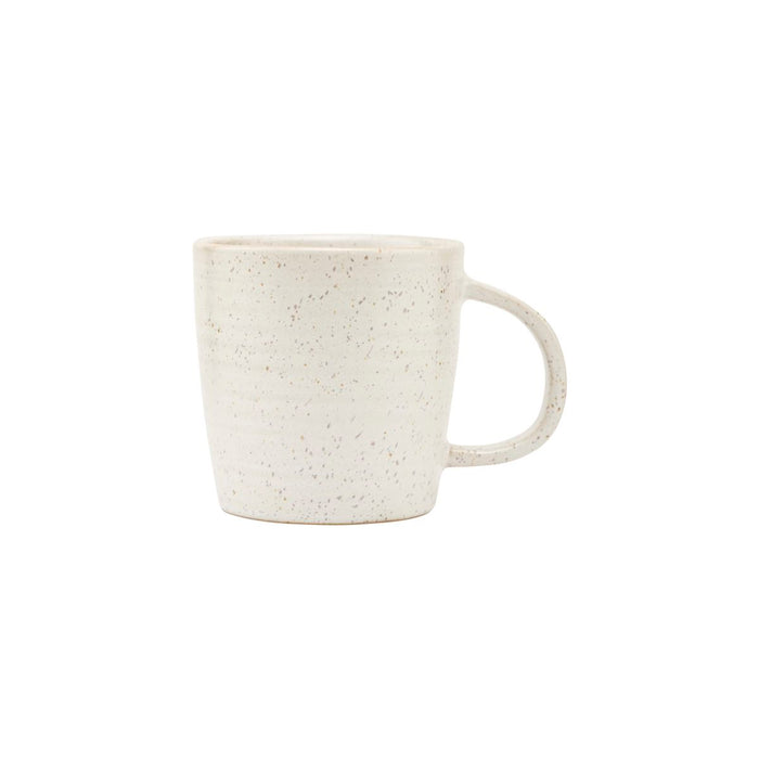 Handmade-style grey/white cup for tea or coffee