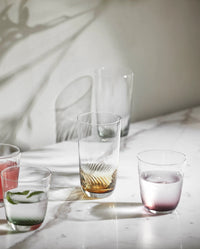 Garo Tall Drinking Glass Green