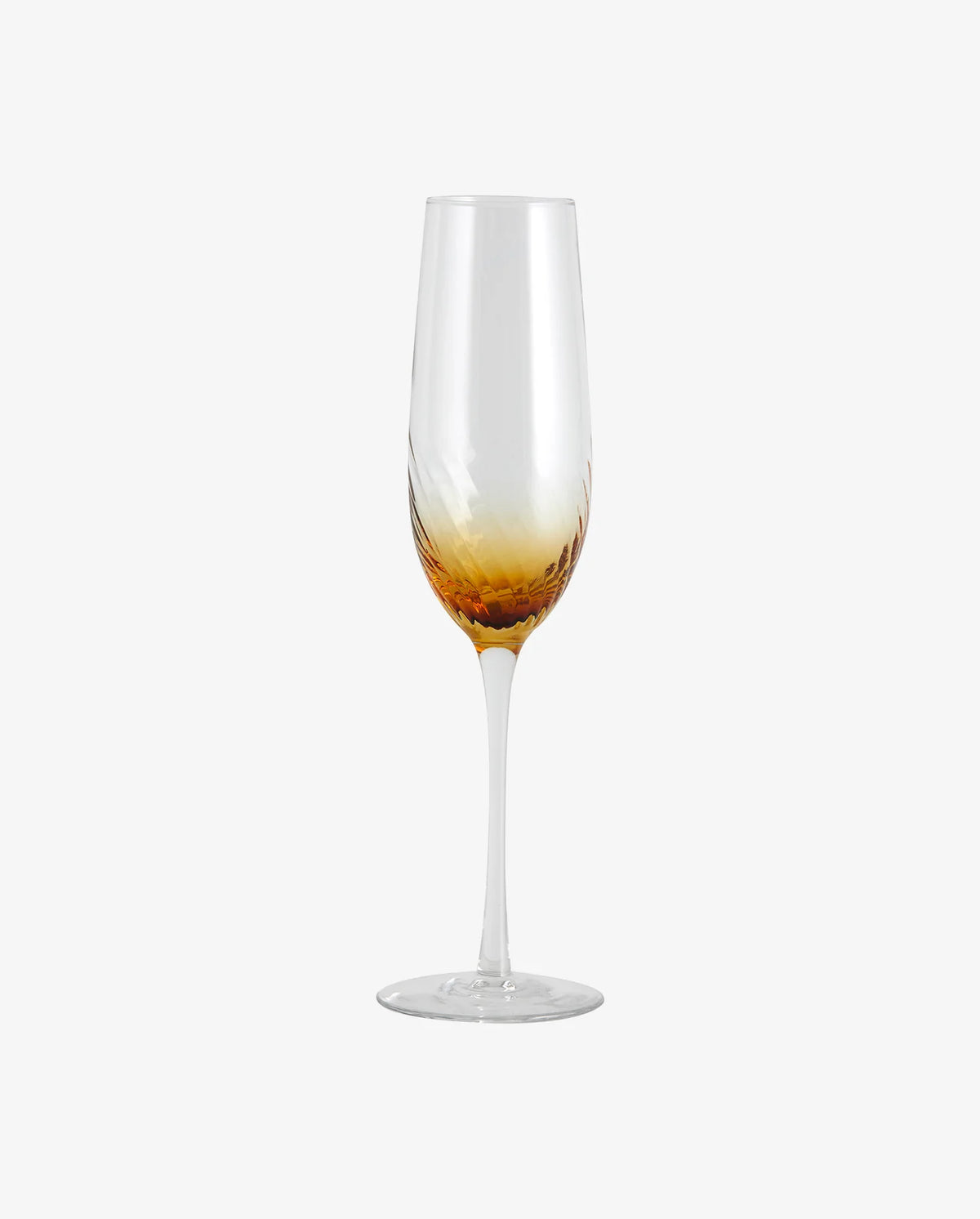 Garo Champagne Glass Amber
