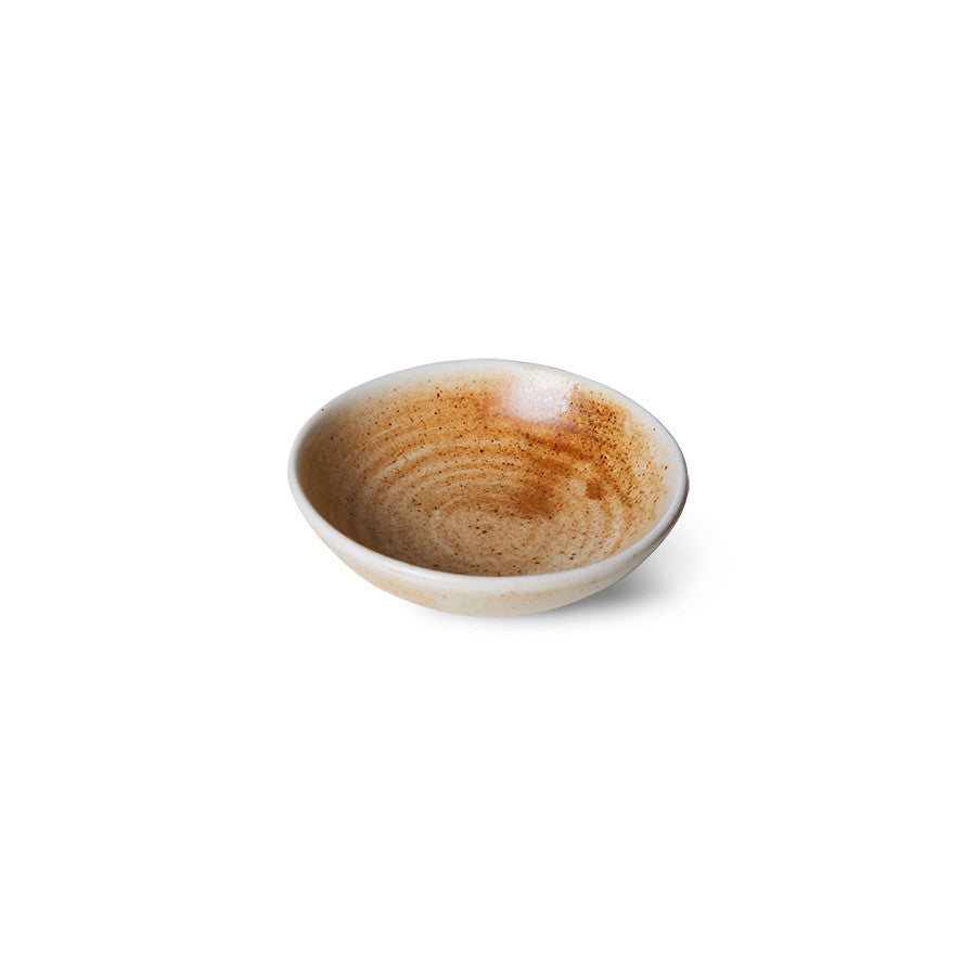 Small Dish Rustic Cream/Brown