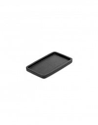 Tray Rectangular Ash Black