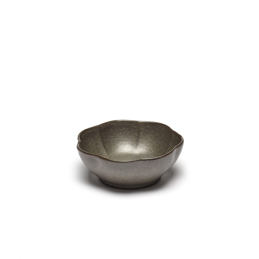 INKU Ribbed Bowl Green