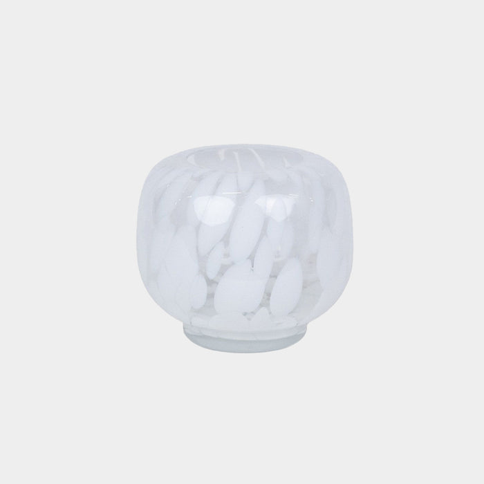 Leo Candle Holder White