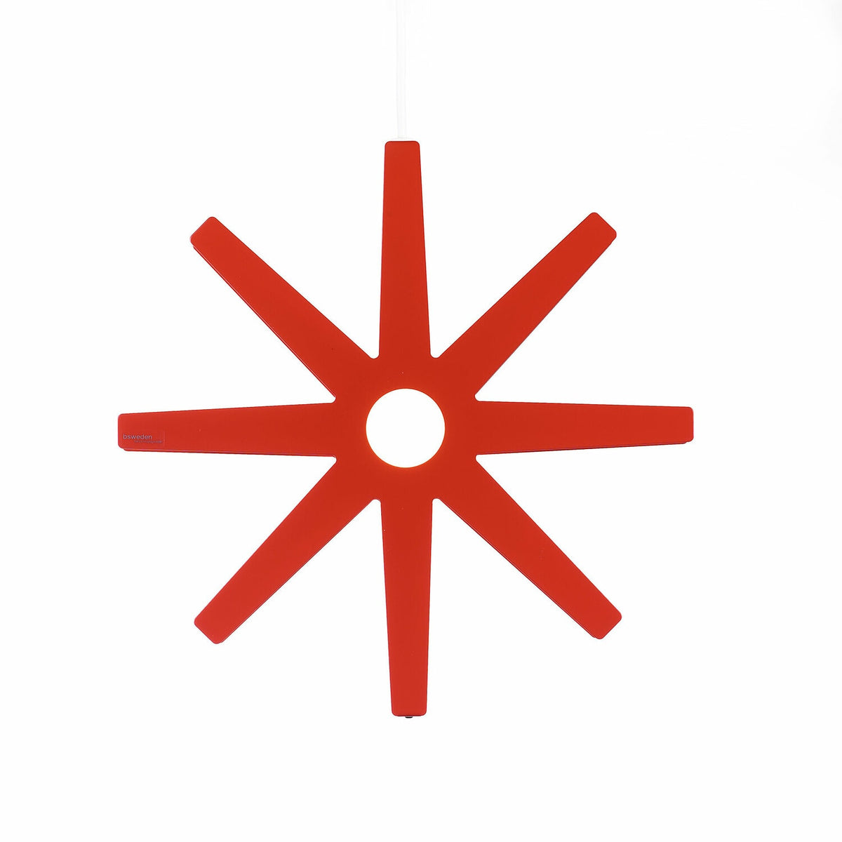 Fling Pendant Red Lacquer
