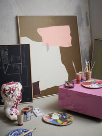 HKLIVING Mirror Block Table Large - Pink, Nude, or Clear