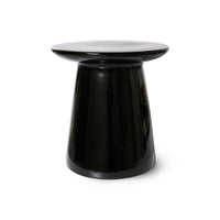 Earthenware Side Table M Black