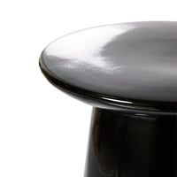 Earthenware Side Table M Black