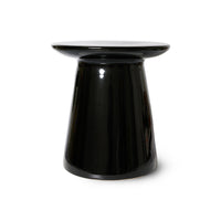 Earthenware Side Table M Black