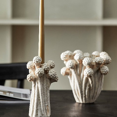 Fungi Candleholder Offwhite