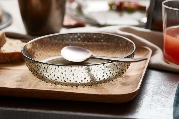 Glass Beads Ice-Cream Plate Smoke