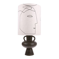 Printed Faces Lamp Shade L