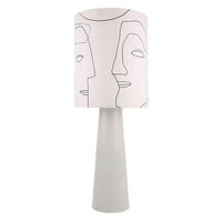 Printed Faces Lamp Shade L