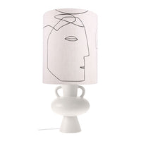 Printed Faces Lamp Shade L