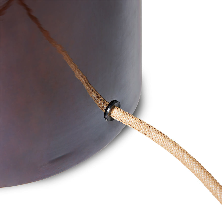 Cone Floor Lamp Base XL Brown. by HKLIVING