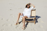 Lounge Chair Abaca/Teak by HKLIVING