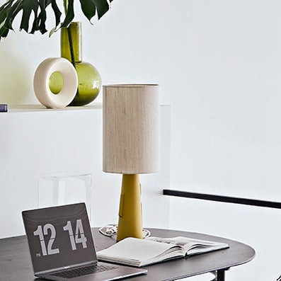 Cylinder Lamp Shade Natural Linen