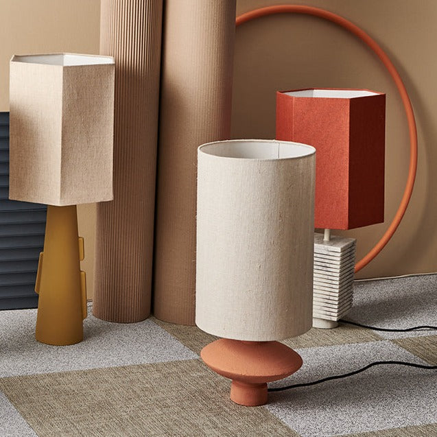 Cylinder Lamp Shade Natural Linen