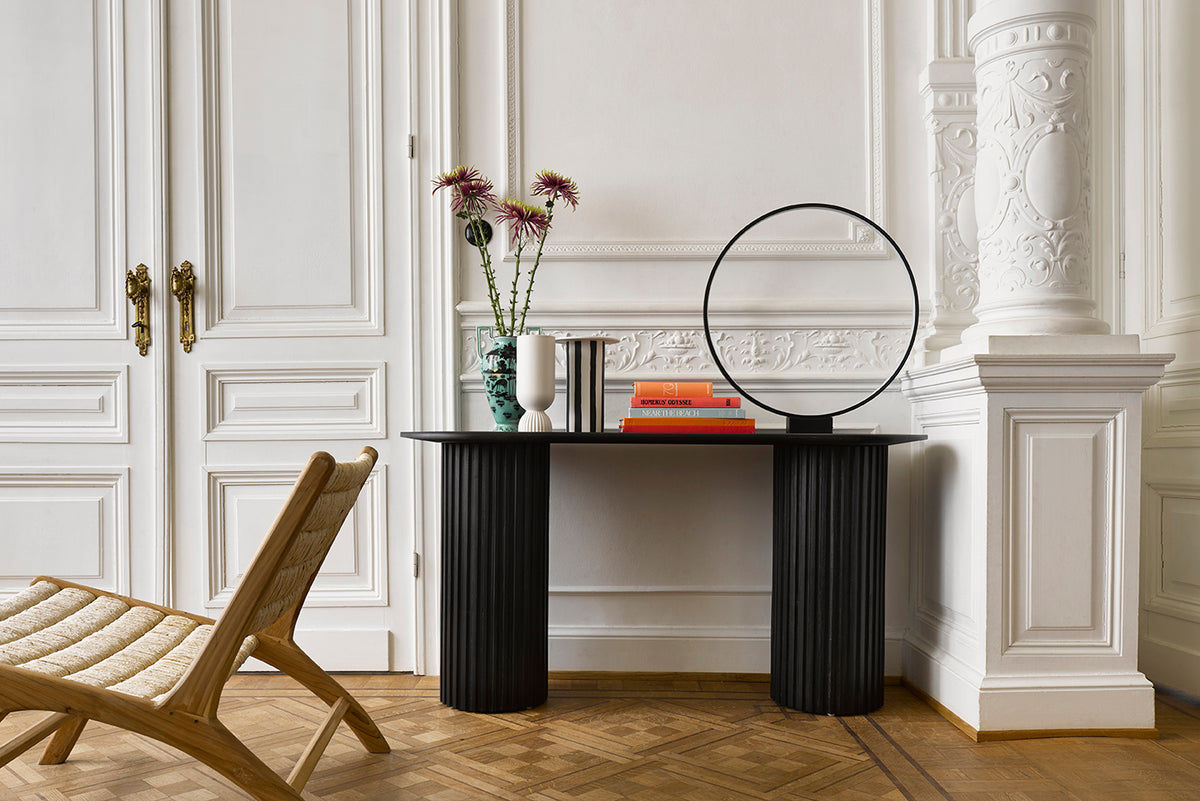 Lounge Chair Abaca/Teak by HKLIVING