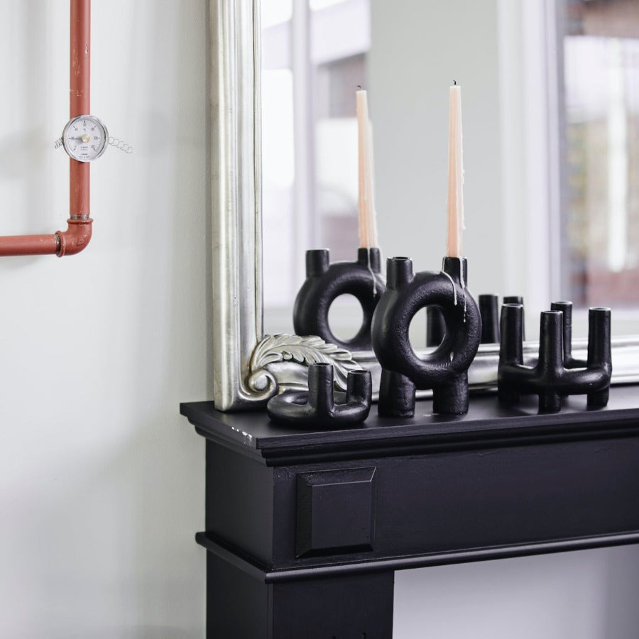 Toro Candleholder Black Small