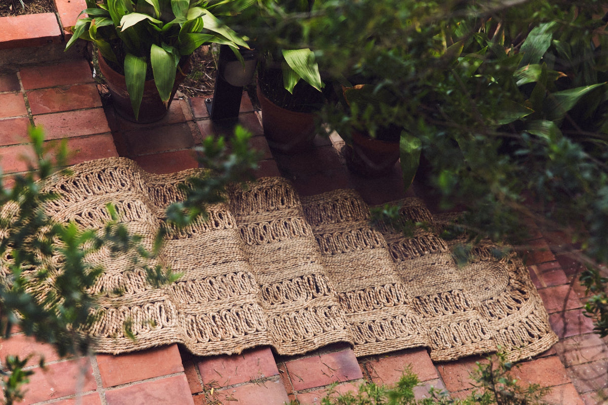 Soleil Jute Runners by hkliving – Handwoven Natural Rugs