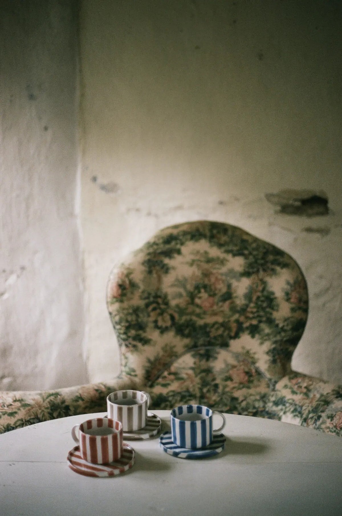 Striped Monica Cup with Saucer