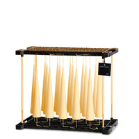 sunglow cone candles in dipping rack