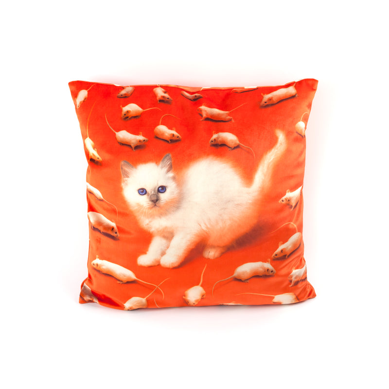 Seletti x TOILETPAPER Cushions â€“ Surreal Pop Art Designs in Bold Styles