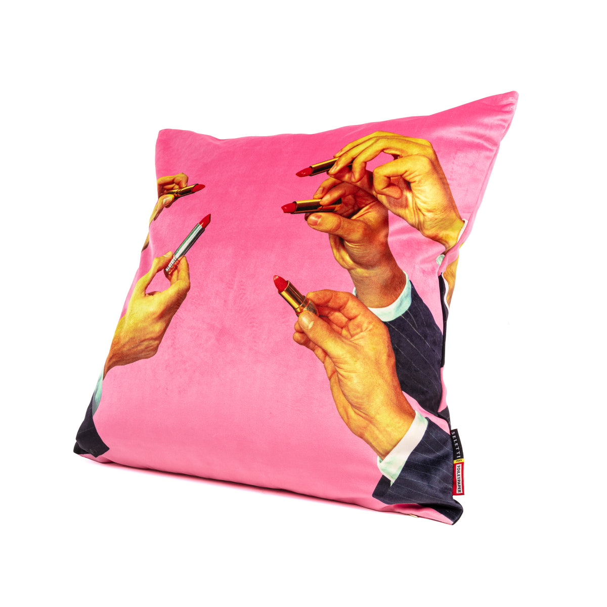 Seletti x TOILETPAPER Cushions â€“ Surreal Pop Art Designs in Bold Styles