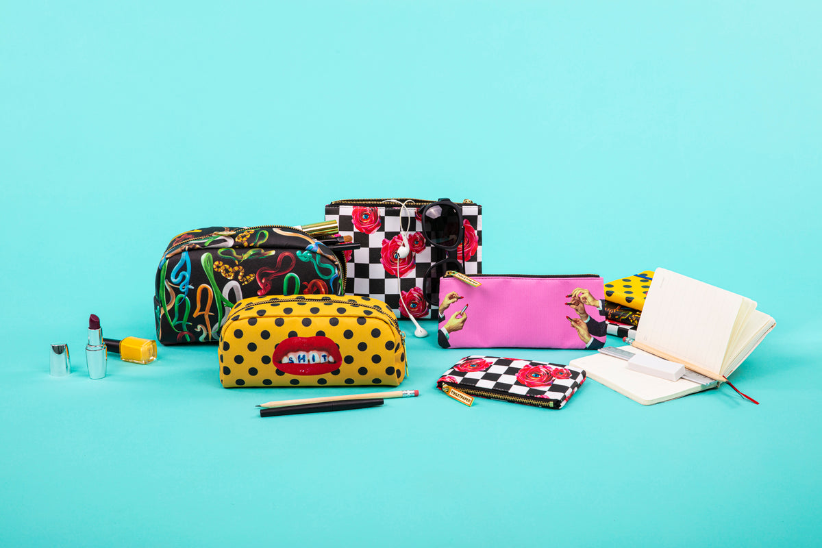 Wash Bag by Seletti TOILETPAPER - Bold & Quirky Travel Toiletry Case