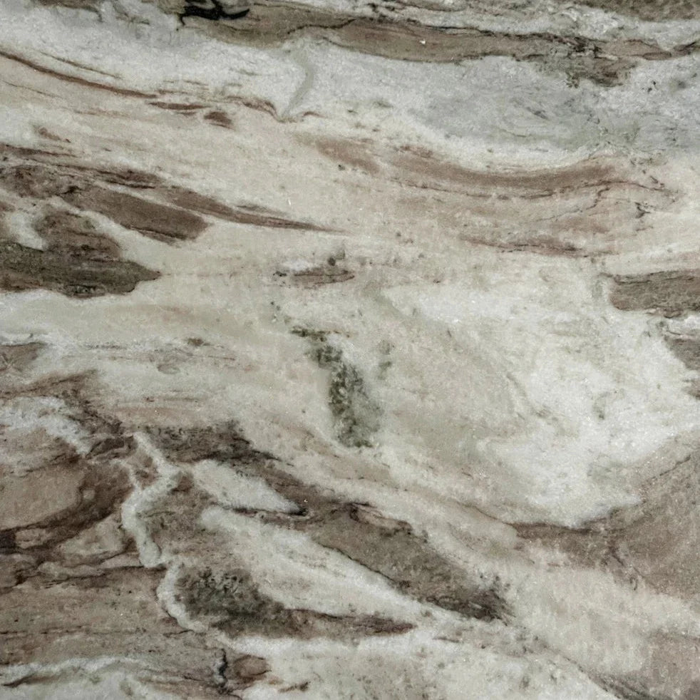 Erie Round Dining Table (Arnet White Marble Dining Table) – White Marble Top