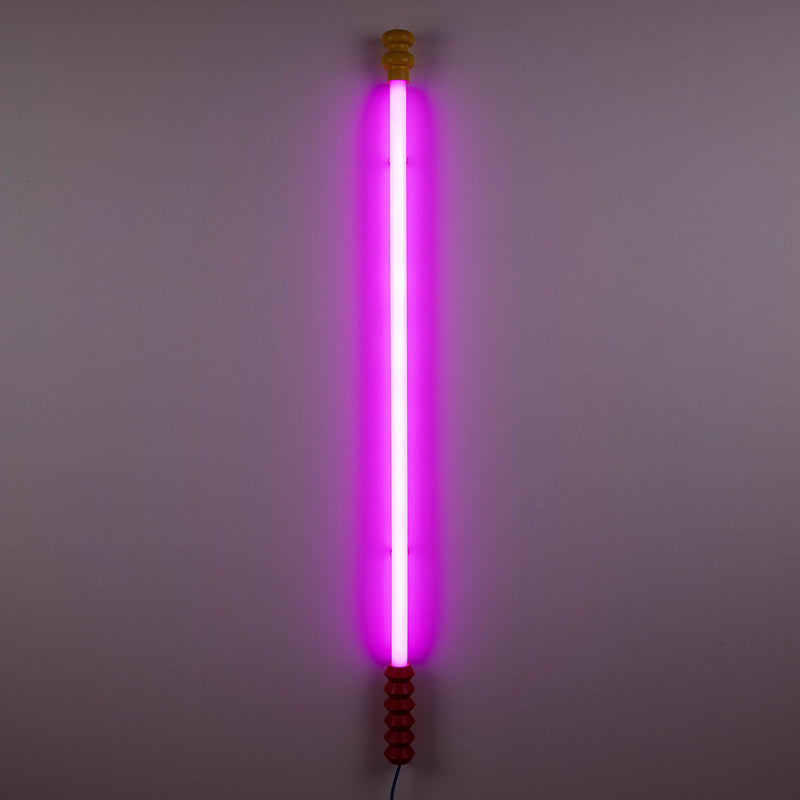 Superlinea LED Tube Lights by Seletti – in Neon Pink, Yellow, Fuscia Red, Blue, Green, and White