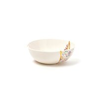 Seletti Kintsugi Salad Bowl – Handmade Porcelain with 24K Gold Accents