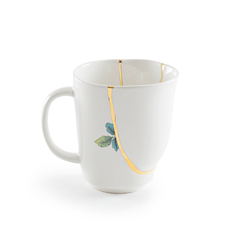 Seletti Kintsugi Mug – Handcrafted Porcelain with 24K Gold Detailing