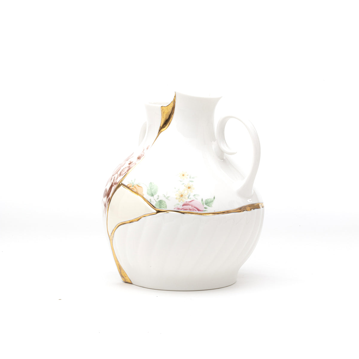 Seletti Kintsugi Vases – Handmade Porcelain Vase with 24K Gold Detailing