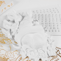 Holy Love in Bloom Vase - White Porcelain Anatomical Heart by Seletti