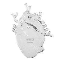 Seletti Love In Bloom Glass Vase - Transparent Anatomical Heart Vase