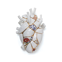 Seletti Love In Bloom Kintsugi Vase – Japanese-Inspired Anatomical Heart Vase