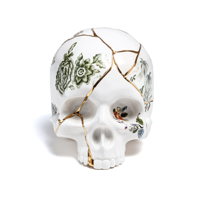 Seletti Kintsugi Skull by Marcantonio - Artful Imperfections