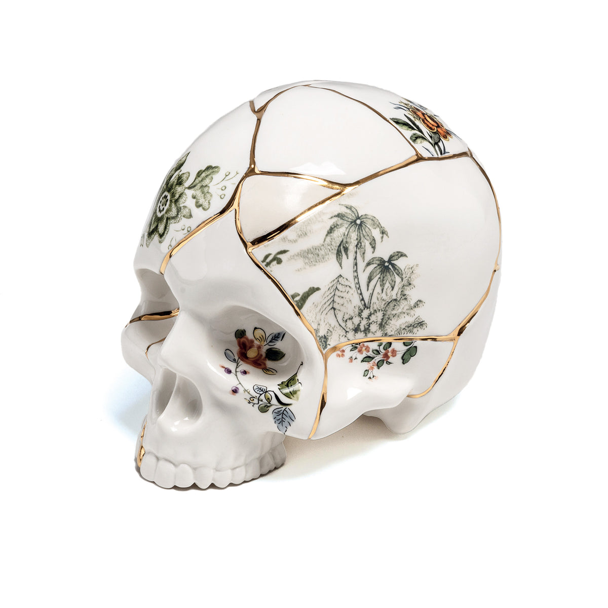 Seletti Kintsugi Skull by Marcantonio – Artful Imperfections