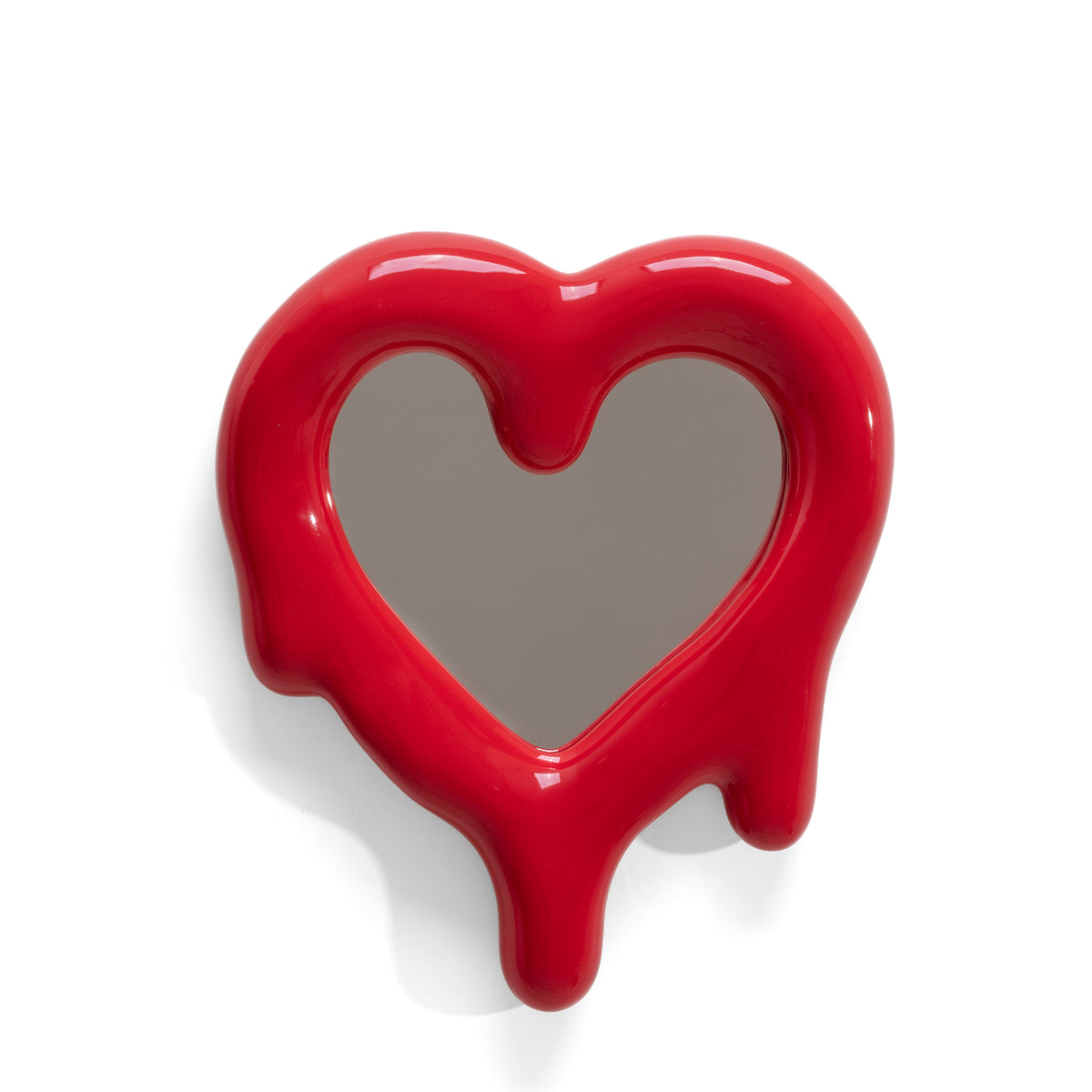 Red Melted Heart Mirror and Picture Frame - Seletti Bold Design