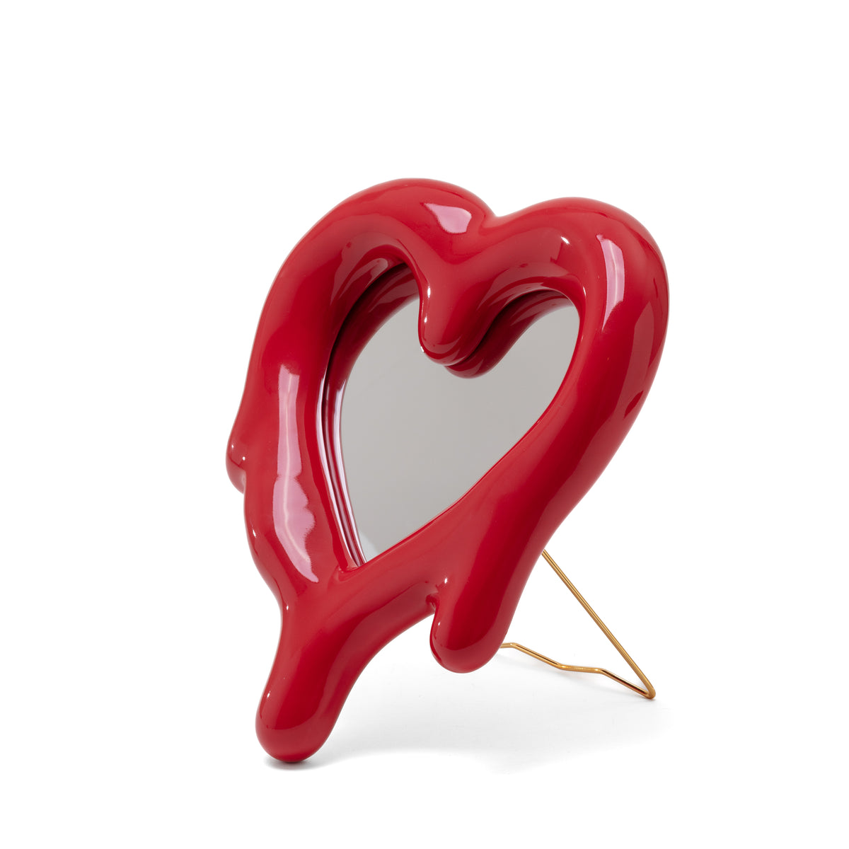 Red Melted Heart Mirror and Picture Frame â€“ Seletti Bold Design