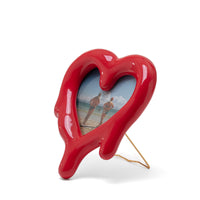 Red Melted Heart Mirror and Picture Frame - Seletti Bold Design