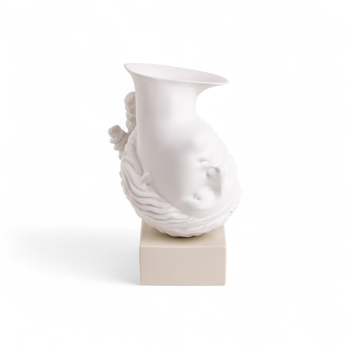 AMOR VOLAT Vase by Seletti – Upside-Down Head Sculpture, 30cm