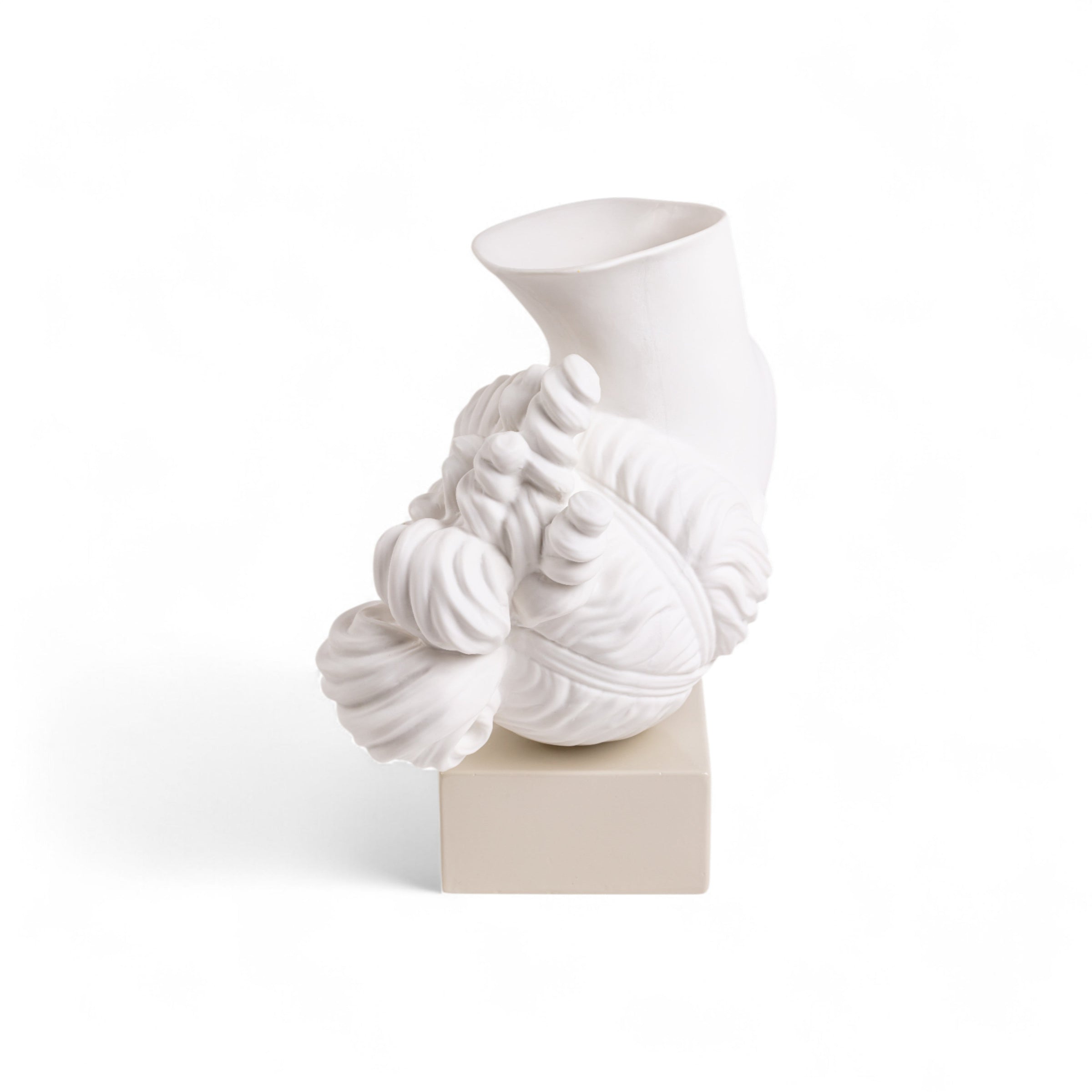 AMOR VOLAT Vase by Seletti – Upside-Down Head Sculpture, 30cm