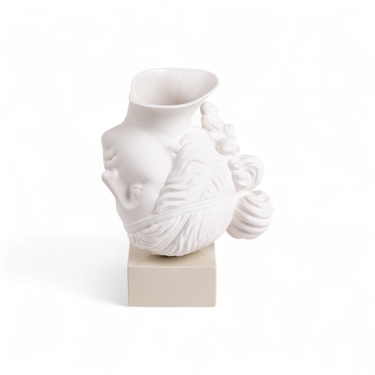 AMOR VOLAT Vase by Seletti – Upside-Down Head Sculpture, 30cm