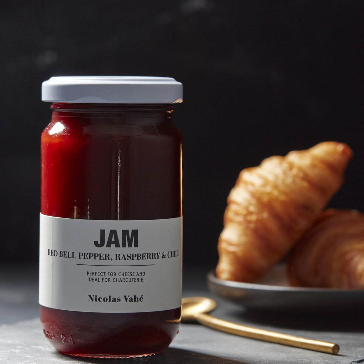 Jam, Red Bell Pepper, Raspberry, and Chilli by Nicolas Vahe