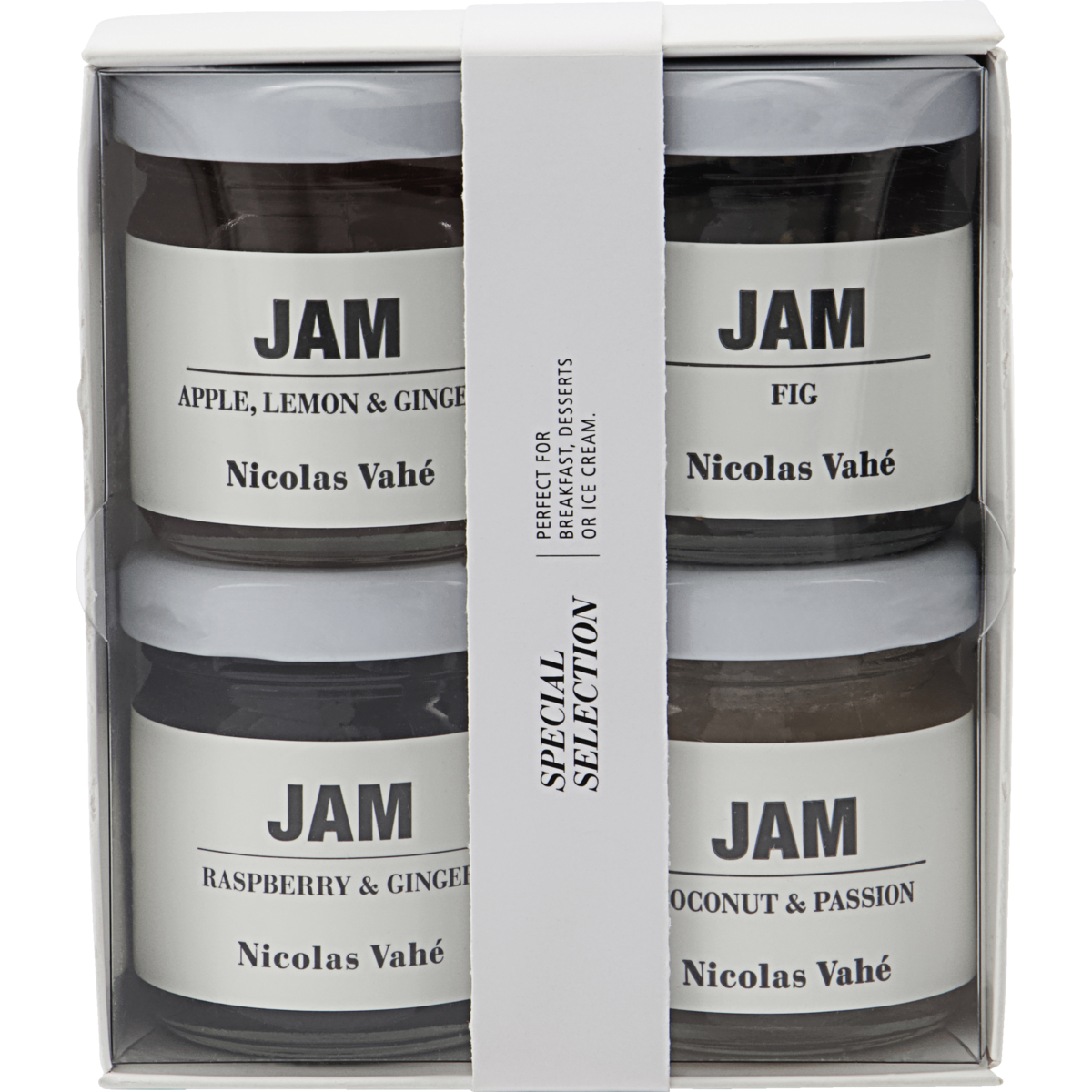 Nicolas Vahé Jam Gift Box – 4 Gourmet Jams (4 x 40g)